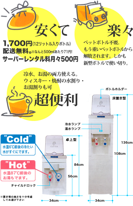 安くて、楽々、超便利